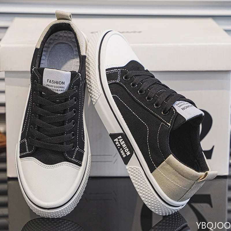 Manufacturer   Lightweight breathable Men Shoes New Canvas Shoes Comfortable Plus Size Wear Resistant Fashionable Men Casual Sneakers    Sneakers