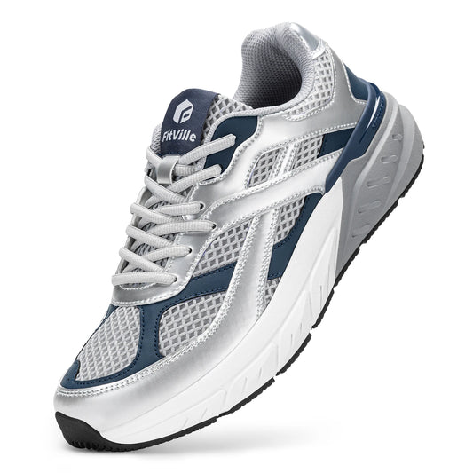 Manufacturer   Fittington Men's Walking Shoes Extra Wide Comfort Sneakers Non Slip Trainers Man Shoes With Arch Support For Flat Feet Plantar    Sneakers