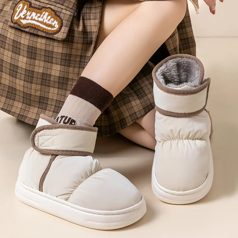 Manufacturer   Snow boots for women, new winter outerwear cotton shoes for men, winter plush anti slip waterproof cotton boots   boots