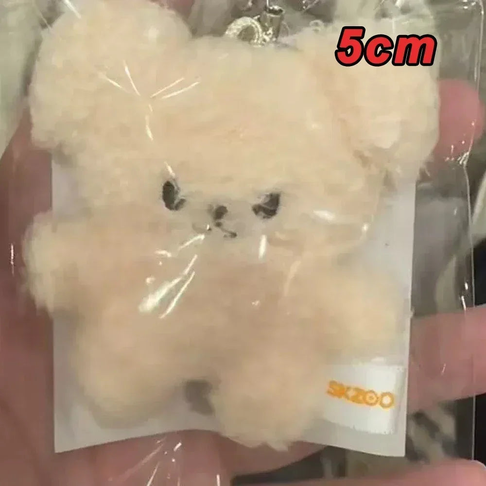 New KPOP Skzoo Plush Keychain Korean Ide Pendant Toy Keychain Fan Collection Giftsol Felix HyunJin Jisung Plush Cartoon