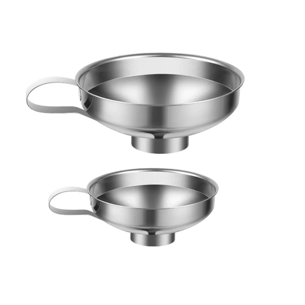 manufacturer  Stainless Steel Wide Mouth Funnel Canning Funnel Cup Jam Salad Dressing Hopper Filter For Jar Canned Filteroil Wine Water Spices   Kitchen gadgets
