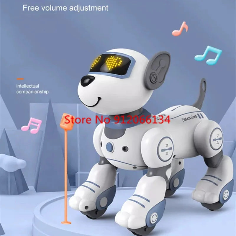 Smart RC Stunt Robot Dog Toy Roll Upside Down Touch Sensitive Coding AI Artifical Intelligence Remote Control Robot Dog Kit Toy
