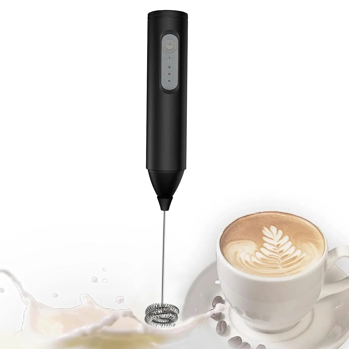 manufacturer  MINI Milk Frother USB Rechargeable 3 Speeds Foam Maker Coffee Whisk Mixer Electric Handle Blender Egg Beater   Kitchen gadgets
