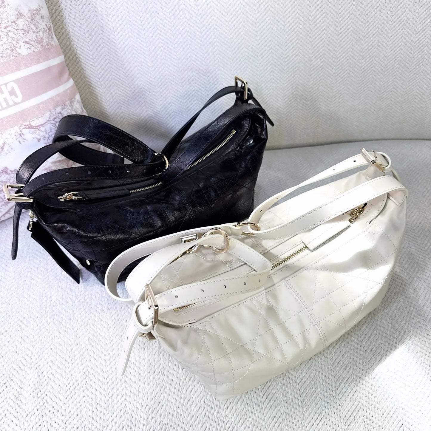 sling genuine leather handbags for women Underarm vintage Bag Commuter Single Shoulder Crossbody high quality side ladies Bag