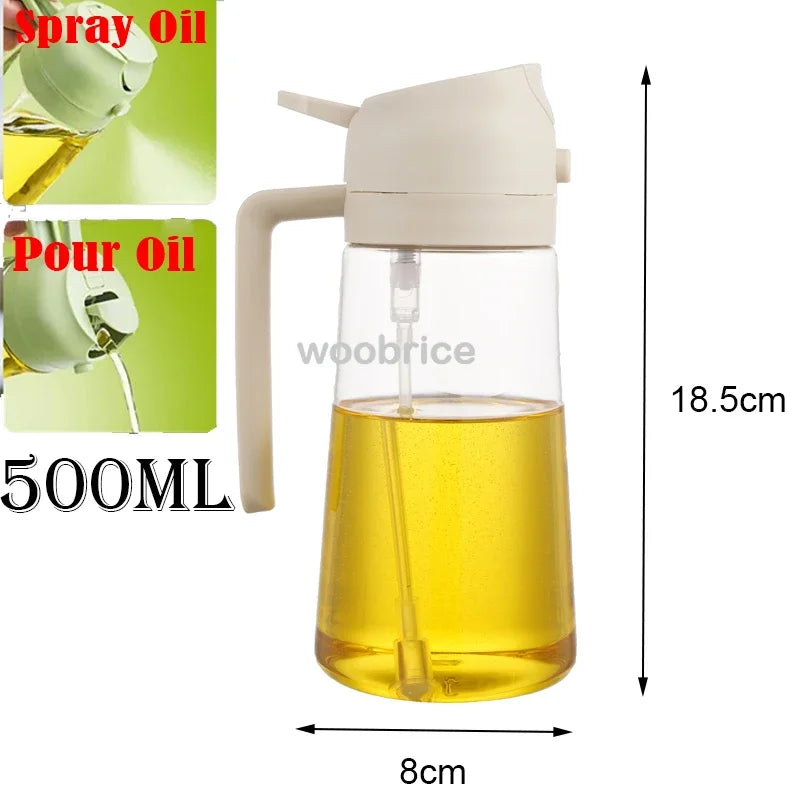 manufacturer  Olive Oil Spray Bottle for Oil Bottle Pouring for Cooking Oil Spices Camping Dispenser with Automatic Lid Spice Shaker   Kitchen gadgets