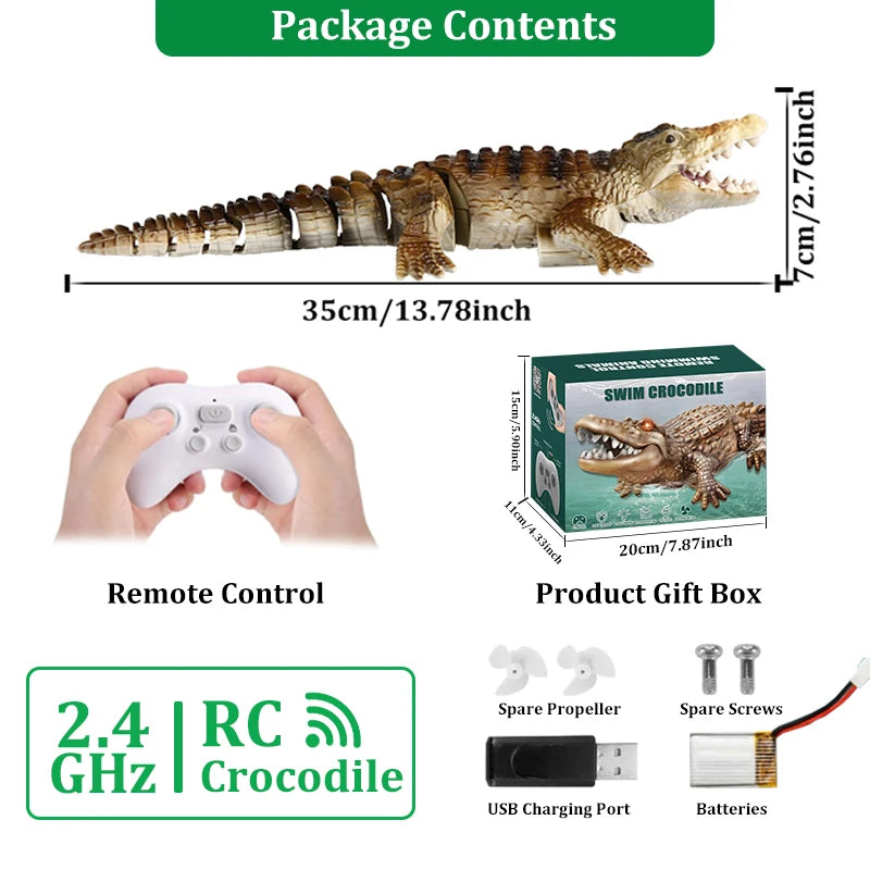 Smart RC Shark Spray Water Electric Whale Kids Toy Remote Control crocodile Animal Bath Tub Pool lakes Electric Kids  Toy gift