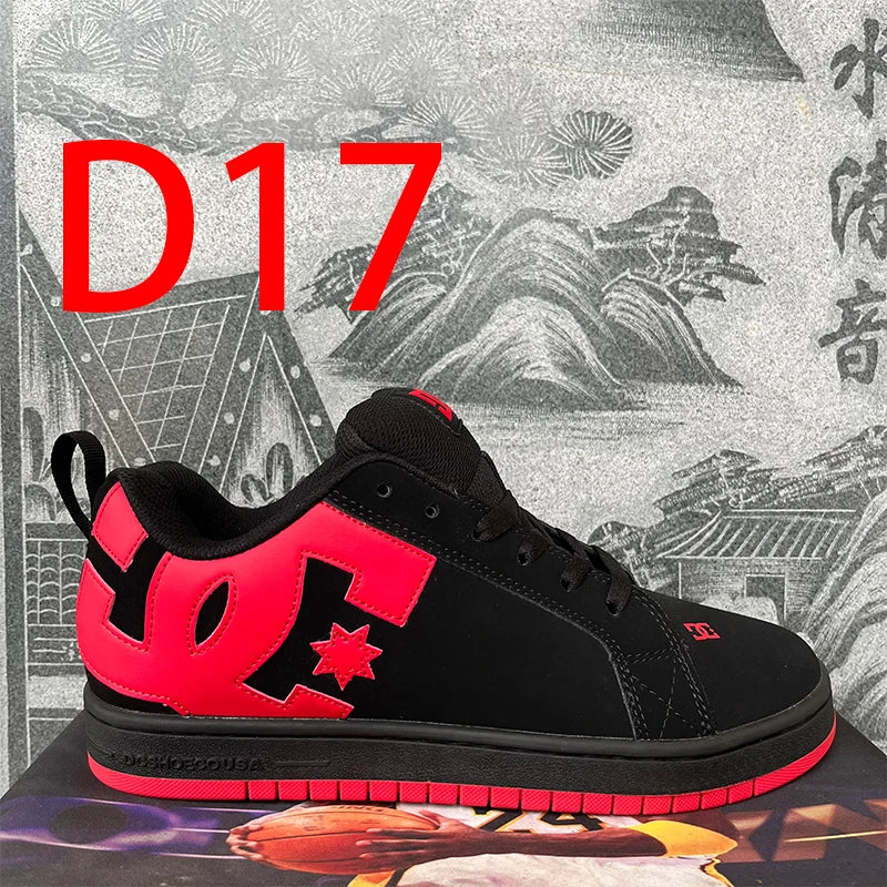 Manufacturer  New Sle ex Faionable Thi Tongue Skate oes Couple Casual Low Top Leather Sneakers Trendy White Sneakers    Sneakers