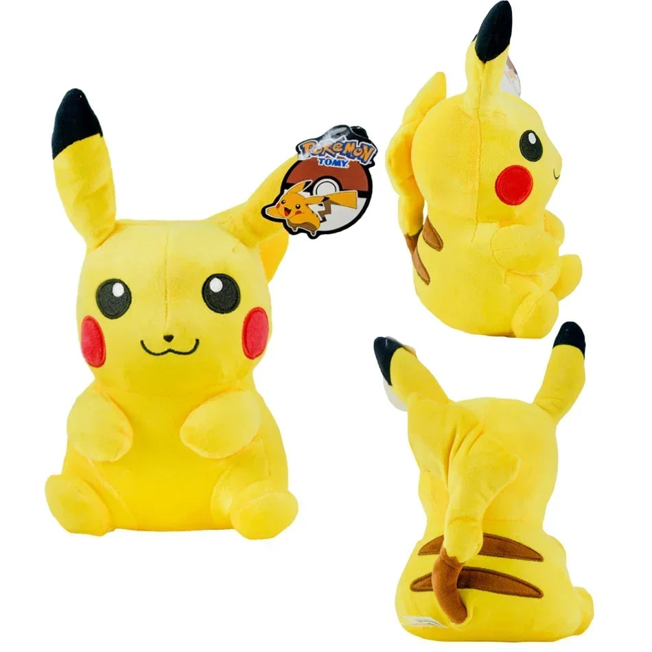 10PCS 20cm Pokemon Stuffed Plush Toy Kawaii Pikachu  Anime Doll Kids Birthday Kawaii Cute Soft Children Stuffed Plush