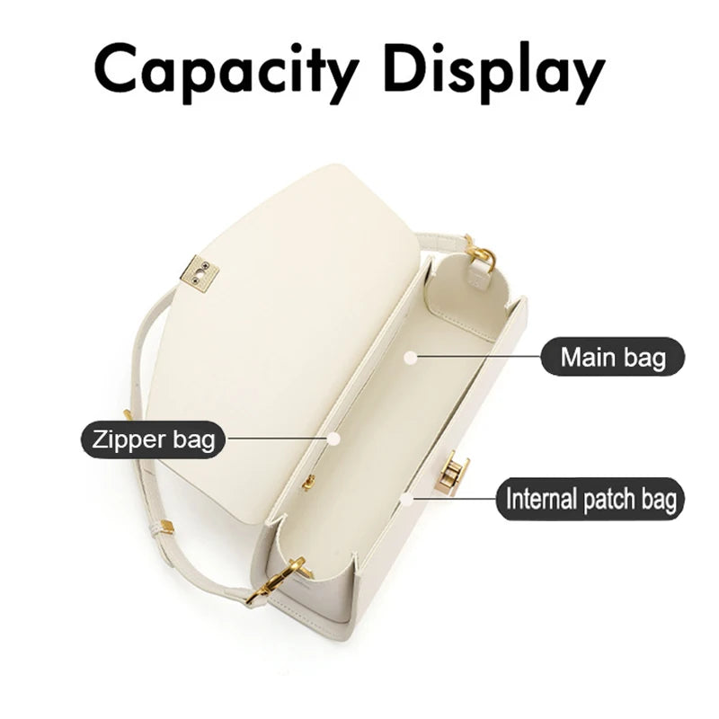New Trendy Versatile Girls Crossbody Shoulder Bag Women's Commuting Armpit Bag Female Messenger Daily Handbag for Ladies