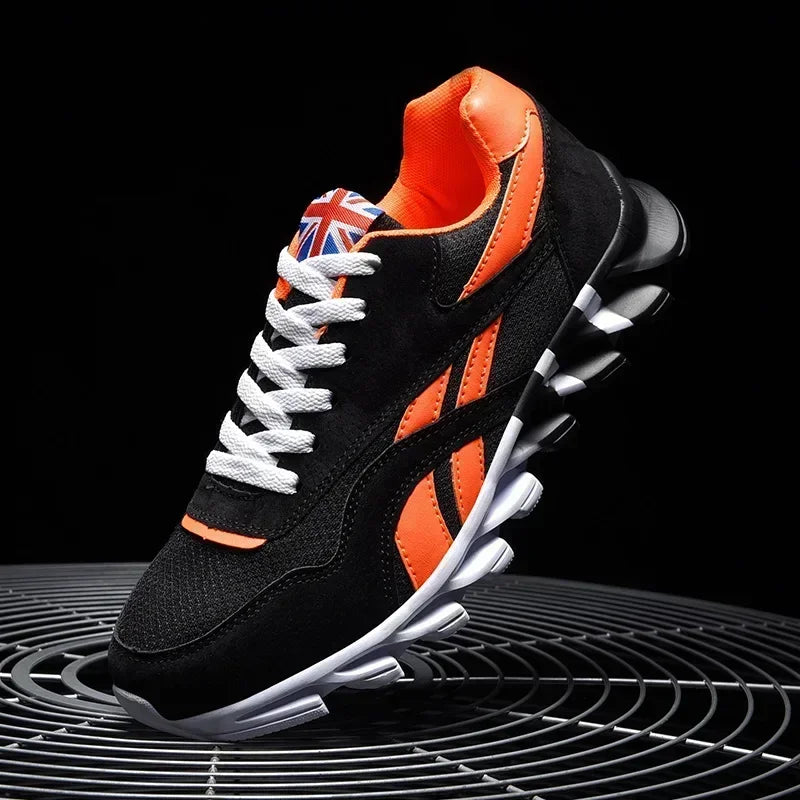 Manufacturer   Brand Trend Size 46 47 48 Men's Wear-resistant Cushioning Thick-soled Fitness Sneakers Outdoor Breathable Running Shoes for Men    Sneakers