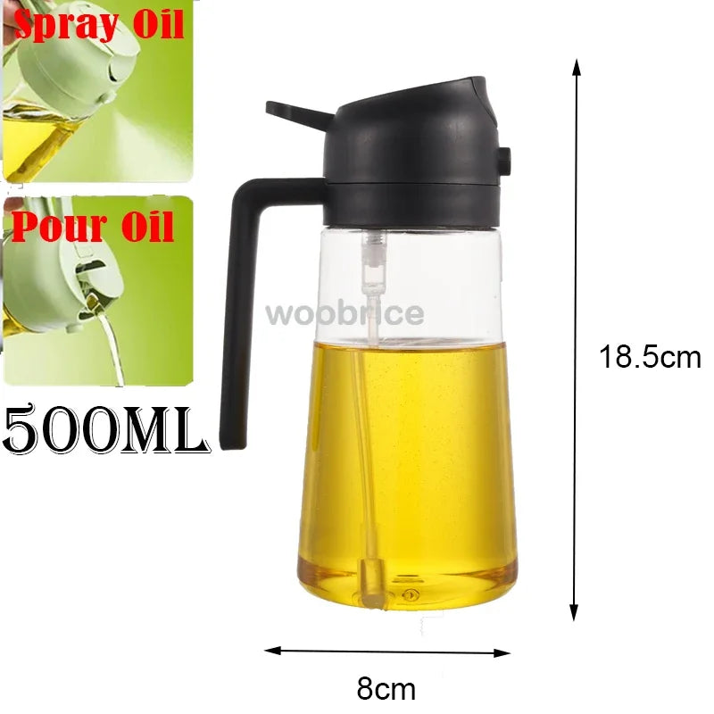 manufacturer  Olive Oil Spray Bottle for Oil Bottle Pouring for Cooking Oil Spices Camping Dispenser with Automatic Lid Spice Shaker   Kitchen gadgets