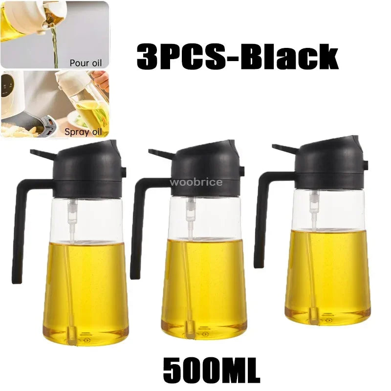 manufacturer  Olive Oil Spray Bottle for Oil Bottle Pouring for Cooking Oil Spices Camping Dispenser with Automatic Lid Spice Shaker   Kitchen gadgets