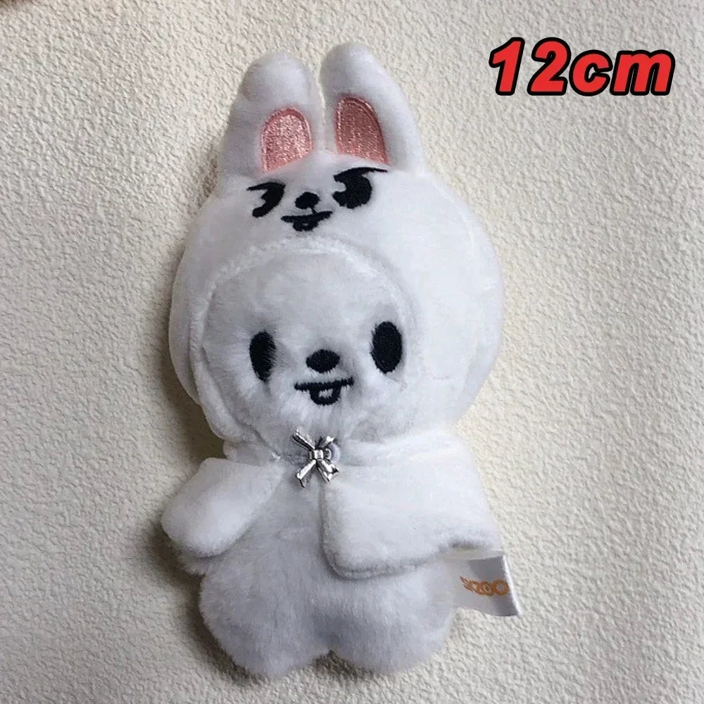 New KPOP Skzoo Plush Keychain Korean Ide Pendant Toy Keychain Fan Collection Giftsol Felix HyunJin Jisung Plush Cartoon