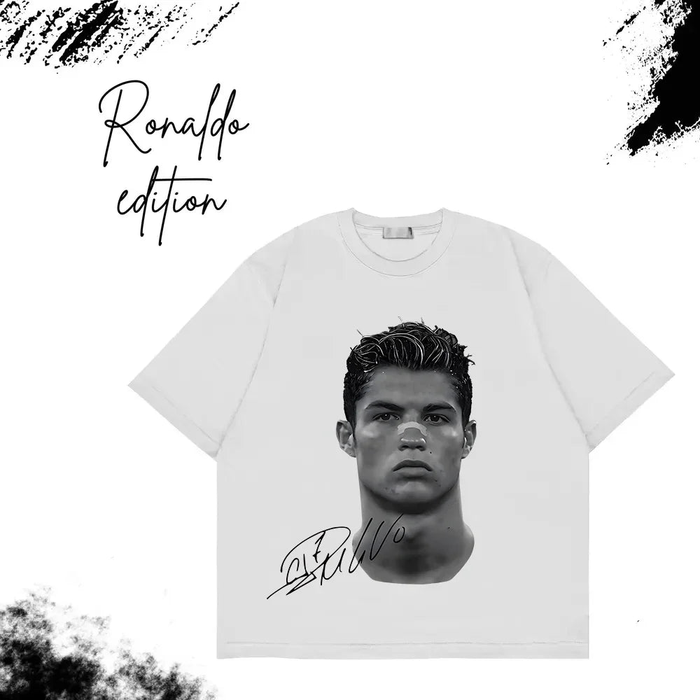Neymar American Football Star Print Short-sleeved T-shirts Men Women Clothing Athleisure Print Fashion Casual Tee