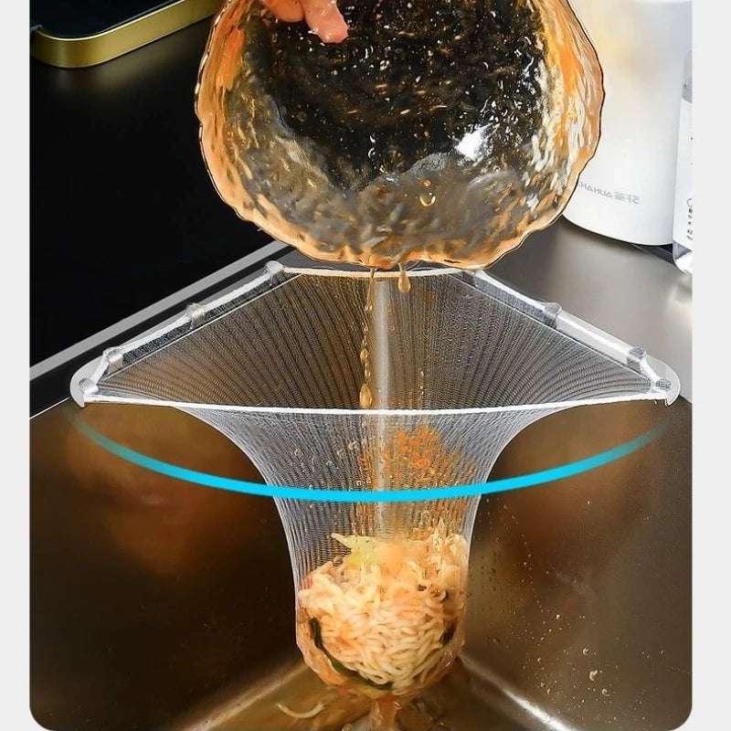 Manufacturer   Kitchen Sink Filter Rack Made of 304 Stainless Steel Drain Rack for Filtering Leftover Food Residue Disposable Mesh Bag Holder   kitchen gadgets