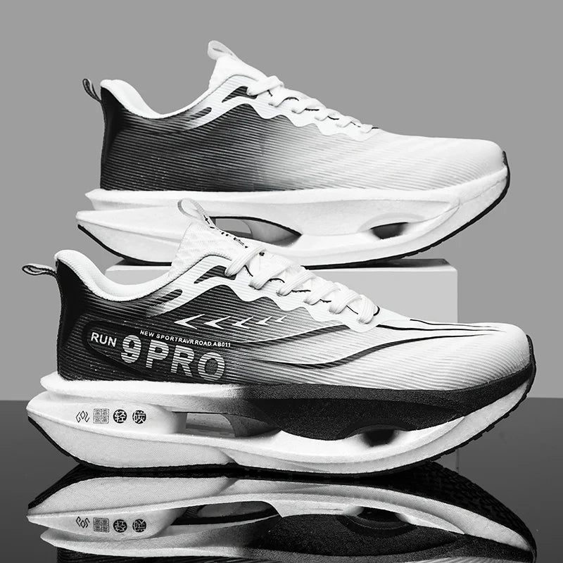 Manufacturer   New Men's Carbon Plate Sneakers Outdoor Soft Sole Mesh Sports Shoes Running Shoes Light Anti-Slip Casual Couple Tennis Shoes    Sneakers
