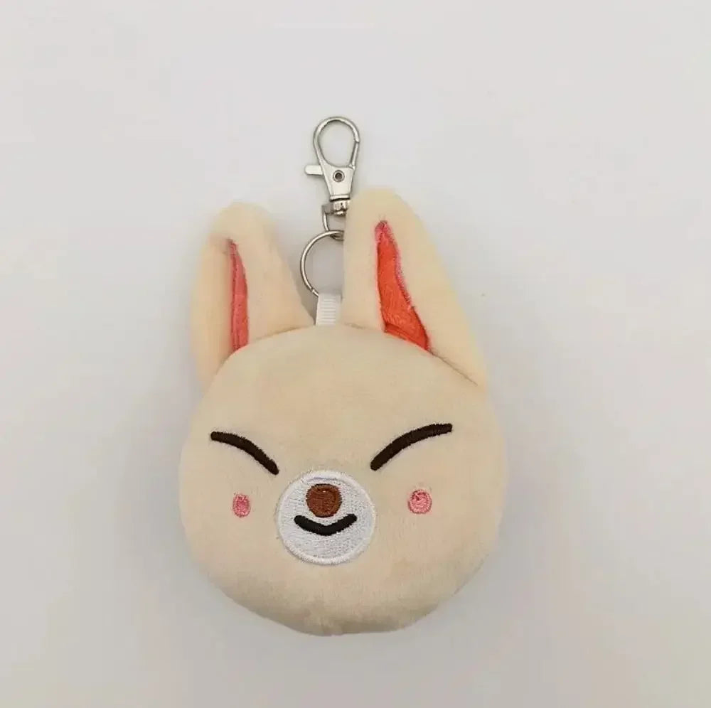 New KPOP Skzoo Plush Keychain Korean Ide Pendant Toy Keychain Fan Collection Giftsol Felix HyunJin Jisung Plush Cartoon