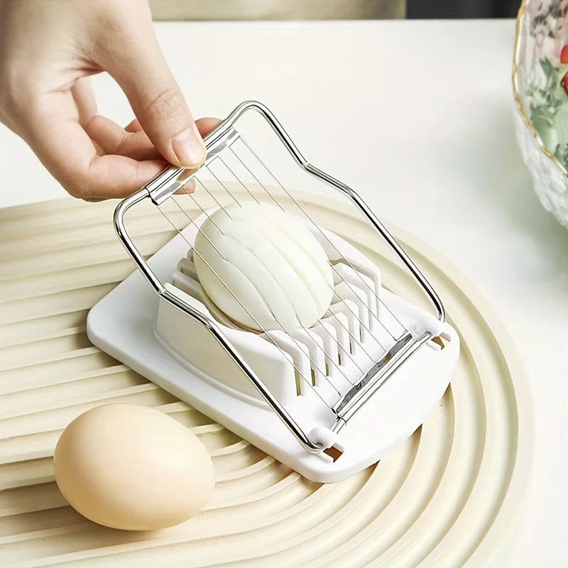 manufacturer  Egg Slicer Various Multi Functional Stainless Steel Egg Slicers Can Cut Soft Food for Practical Quick Household Kitchen Tools   Kitchen gadgets
