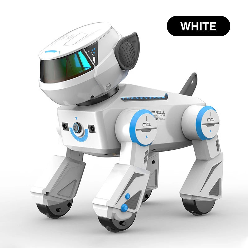 Remote Control Stunt Dog Dancing Music Puppy RC Animal Dog Boy Girls Toy Intelligent Touch Interactive Pet Dog Toys for Children