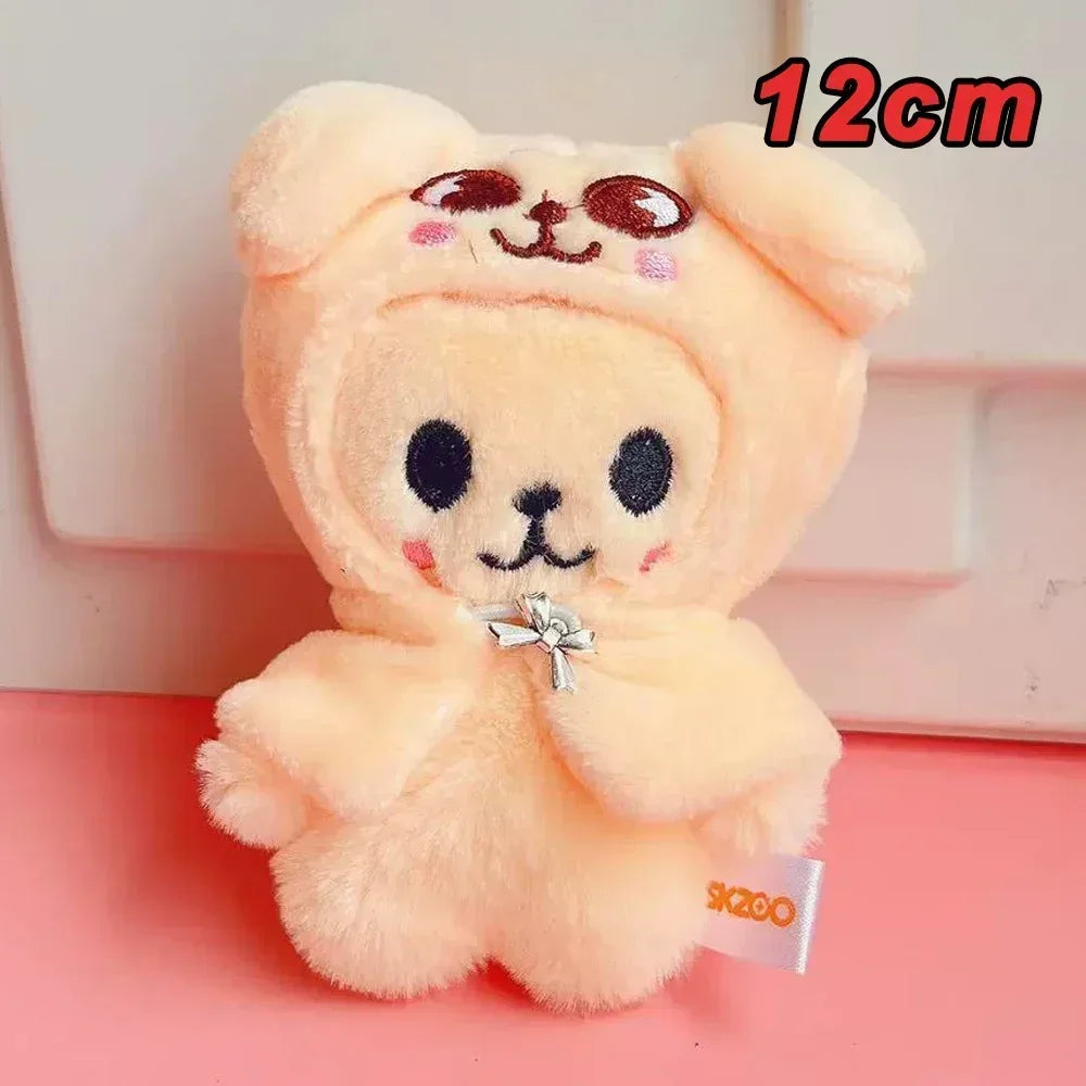 New KPOP Skzoo Plush Keychain Korean Ide Pendant Toy Keychain Fan Collection Giftsol Felix HyunJin Jisung Plush Cartoon