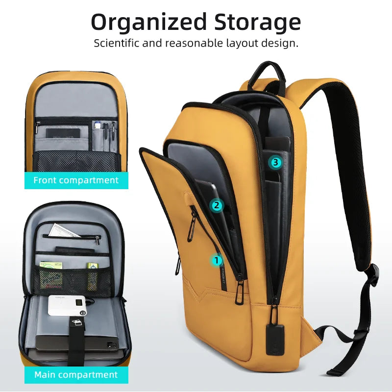 HK Multifunctional Women's Bags Waterproof 15.6 inch Laptop Backpack with USB Lightweight Travel Business Backpack for Women
