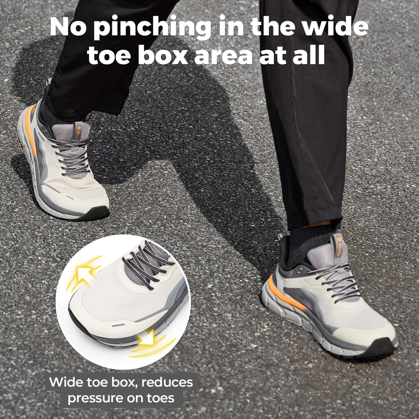 Manufacturer   FitVille Men's Wide Toe Box Shoes Cushioned Well Sneakers Non Slip Lightweight Breathable Running Shoes for Swollen feet    Sneakers