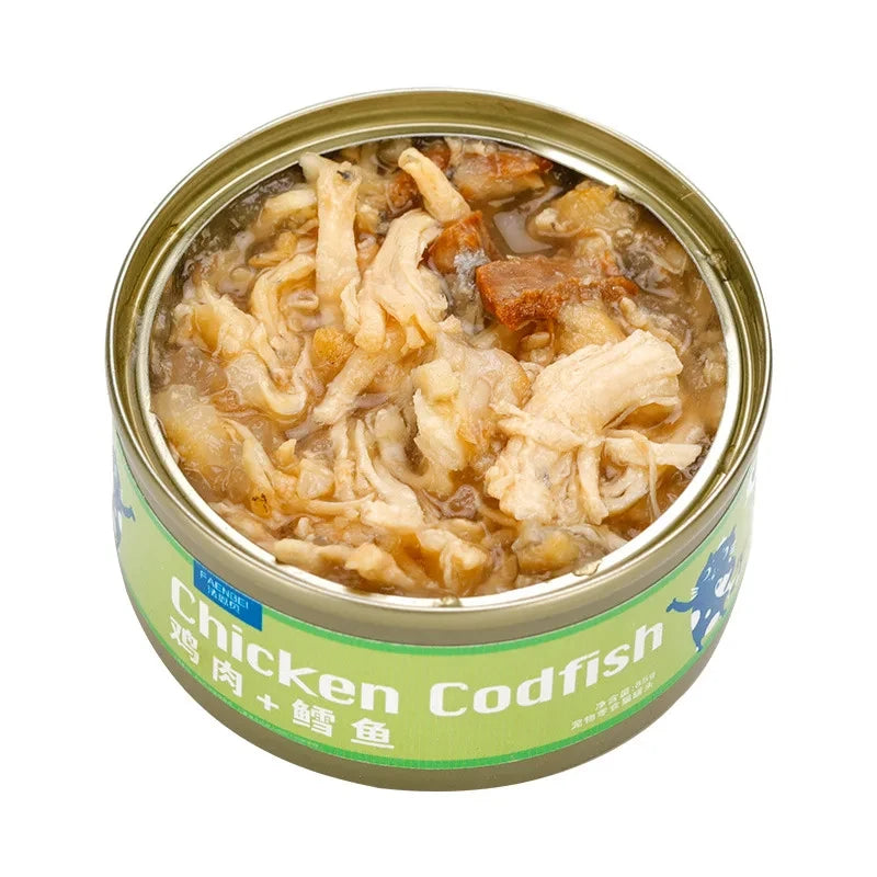 Canned cat white meat snack can cat snacks cat staple food young cat fat 170g cat wet food cat food