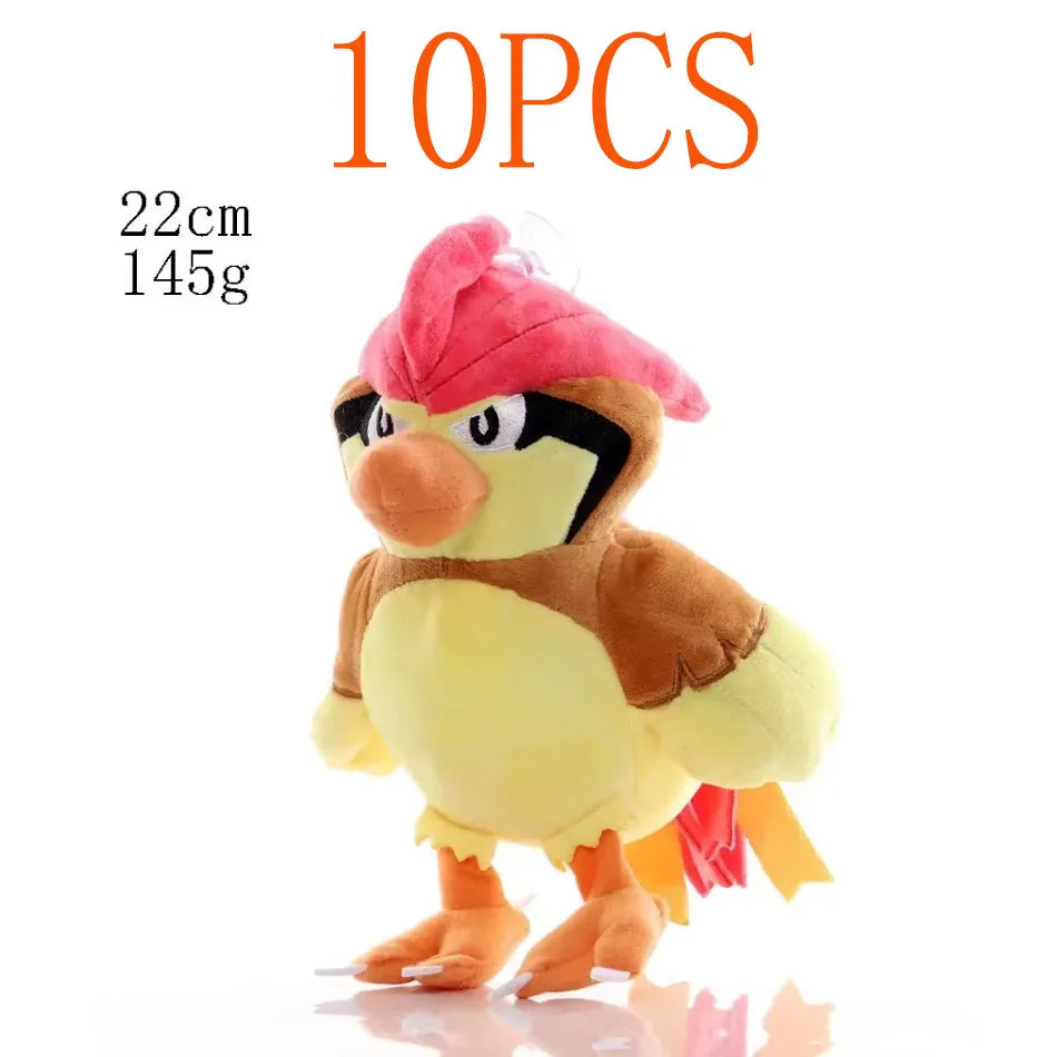 10PCS 20cm Pokemon Stuffed Plush Toy Kawaii Pikachu  Anime Doll Kids Birthday Kawaii Cute Soft Children Stuffed Plush