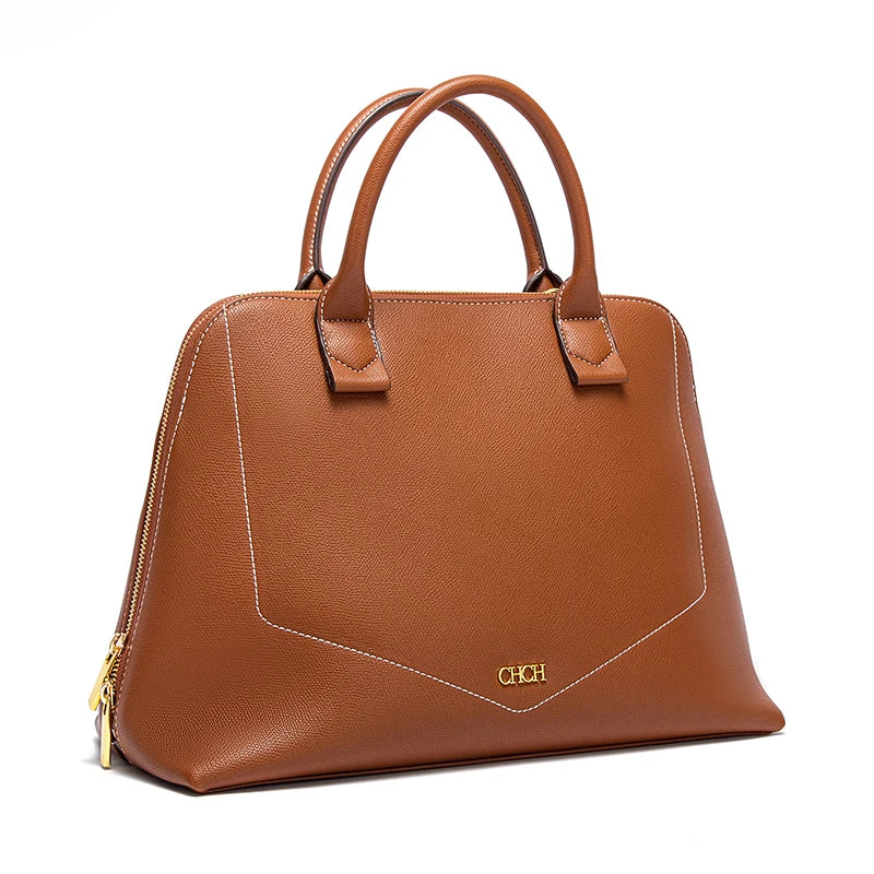 Women's Shoulder Bag New High Quality Business Bag Large Capacity Handbag Wine Red