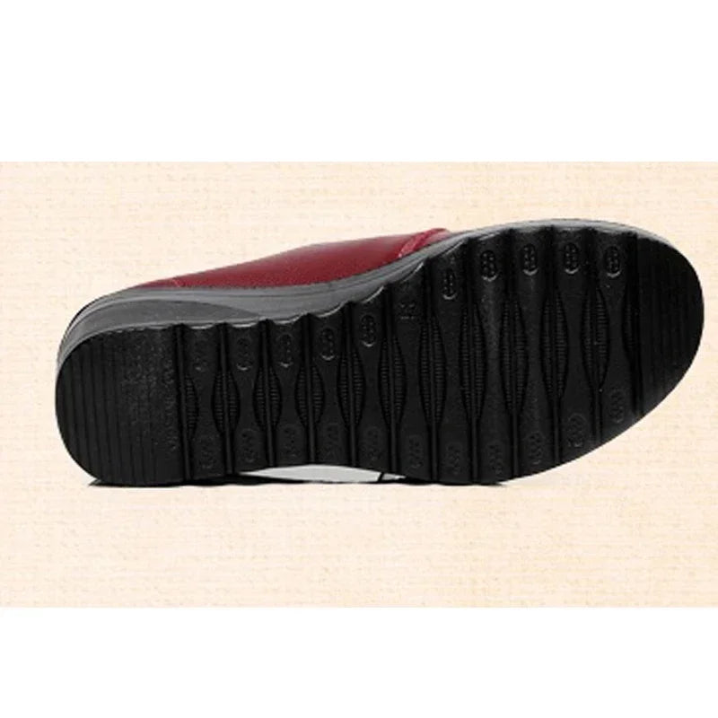 Manufacturer   Ngouxm Spring Autumn Women Pumps Wedges Shoes Woman Genuine Leather Casual Shoes Mother High Heels Shoes   Pumps