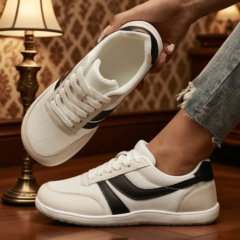 Manufacturer   Women's Sneakers Barefoot Casual Wide Last Fashionable Canvas Flat Board Shoe New Wide Toe Breathable Mesh Running Shoes    Sneakers