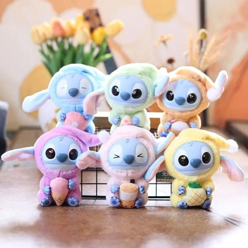 Hot Sale Anime Stitch Stuffed Toys Keychain School Bag Pendant Decorated Plush Doll Graduation Season Commemorative Gifts