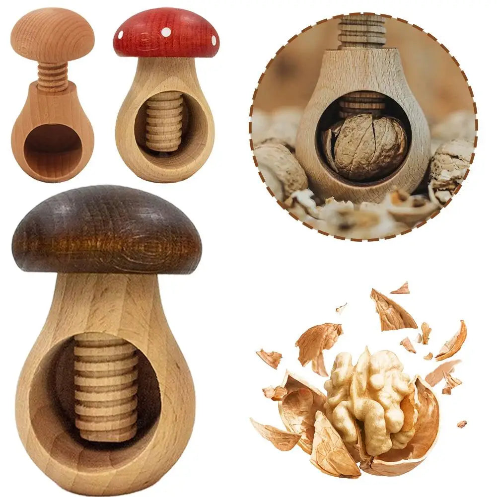 Manufacturer    Nutcracker Mushroom Shaped New   for Home Kitchen Walnut Hazel Nut Clip Cracker Pecan Hazelnut Crack Tools ﻿     Kitchen gadgets
