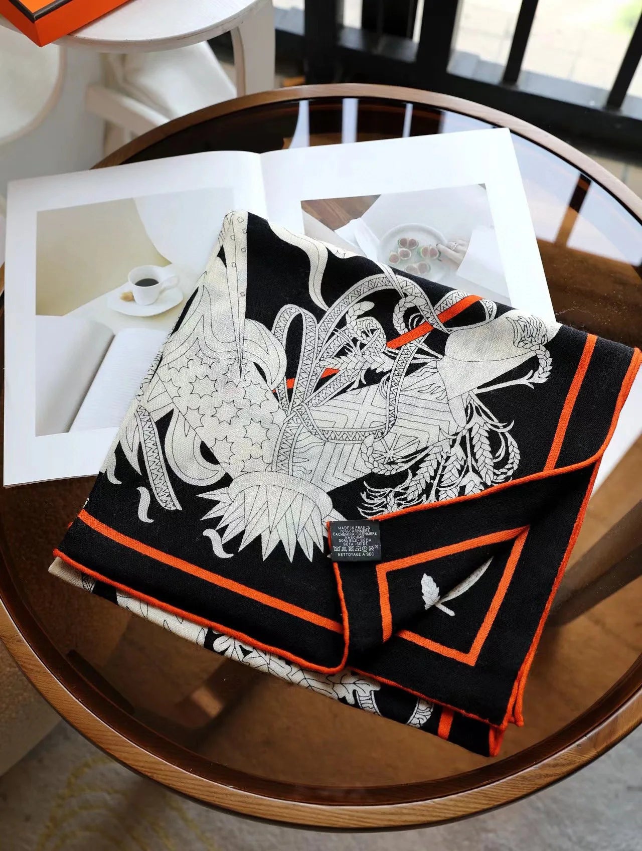 Brand Designer Silk Wool Scarves Luxury Designers Scarf Rolled Hem Scarfs Women Accessories Warm Square Stole 140CM Pashmina