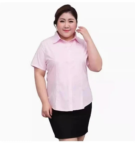 Plus Size White Shirt Women Spring New Office Lady Working Clothes Long Sleeve Bottom Blouse Korean Fashion SlimWomen Clothing t-shirts