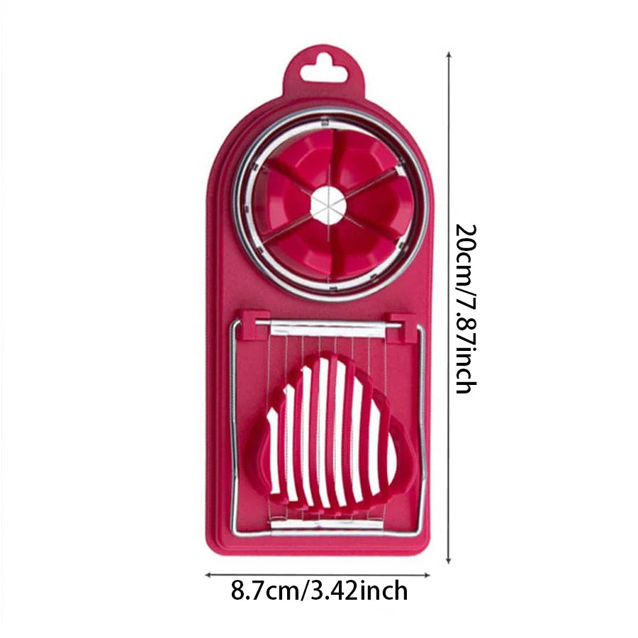 manufacturer  Multifunctional PP Base egg cutter 2-in-1 stainless steel wire pull egg cutter for hanging high-quality kitchen accessory tools   Kitchen gadgets