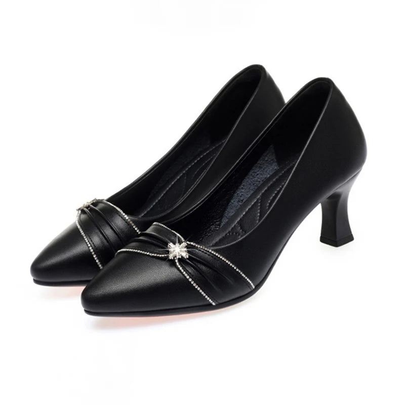 Manufacturer  New Women's High Heels Women's Shoes Korean Version Pointed Toe Shallow Mouth Women's Stiletto Shoes   Pumps