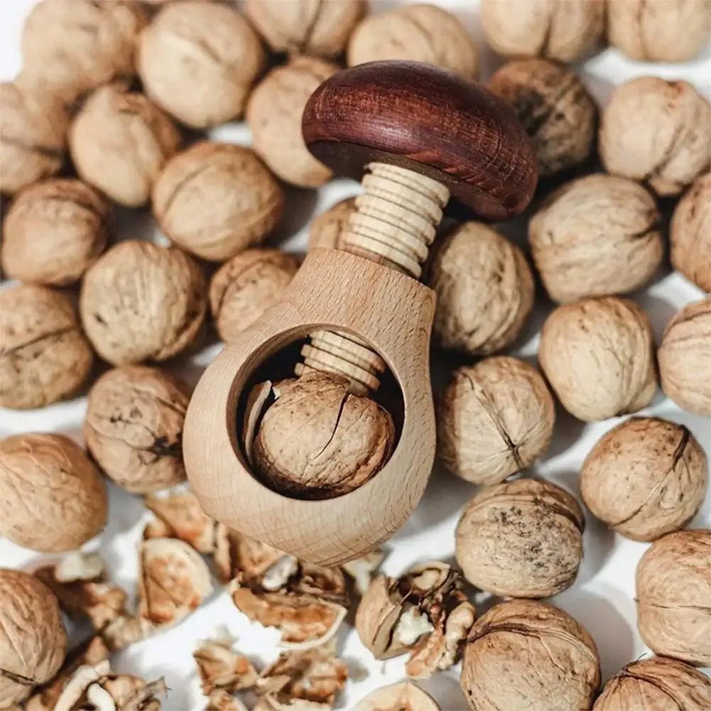 Manufacturer    Nutcracker Mushroom Shaped New   for Home Kitchen Walnut Hazel Nut Clip Cracker Pecan Hazelnut Crack Tools ﻿     Kitchen gadgets