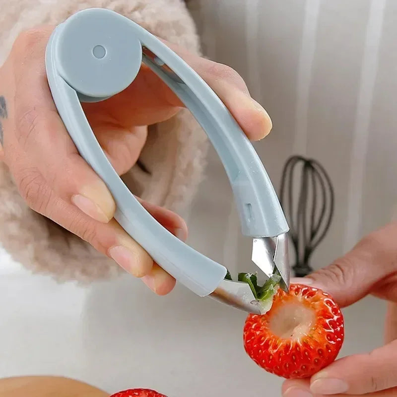 manufacturer  Kitchen Stainless Steel Pineapple Eye Corer Fruit Vegetable Knives Stem Remover Clip Strawberry Huller Peeler Tweezers Gadgets   Kitchen gadgets