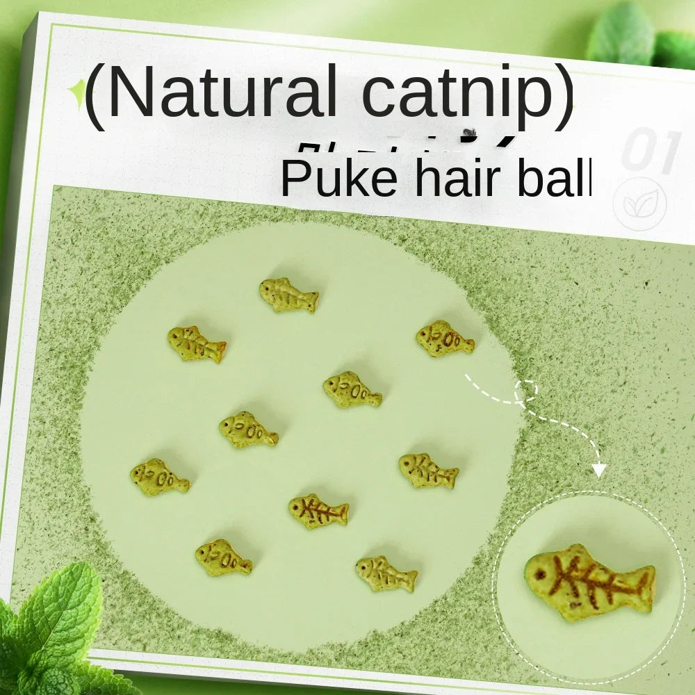 Cat Mint Biscuit Cat Eating Snack Pet Molar Nutrition Fattening Kitten Snack Adult Cat Reward cat food