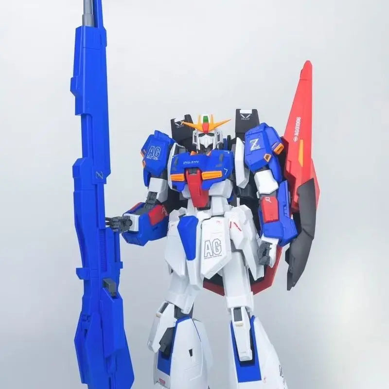 Large Flash Amplification 1/72 Zeta Warrior Assembly Model Anime Cartoon Action Doll Plastic Model Hobbies Toy Collection Gifts