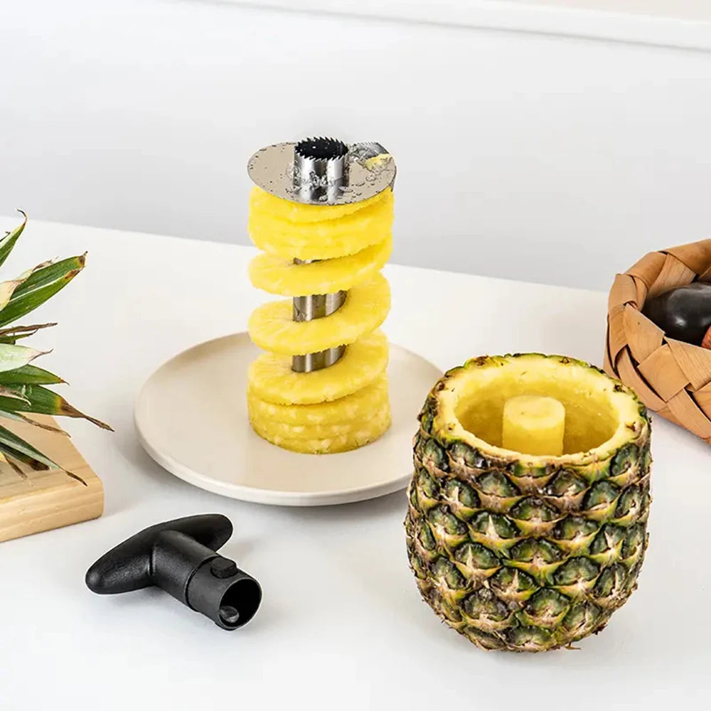 Manufacturer   1PCS Spot Stainless Steel Pineapple Peeler Pineapple Corer Slicer Fruit Cutter Easy Slicer Peeler Kitchen Gadget Delivery Fast   kitchen gadgets