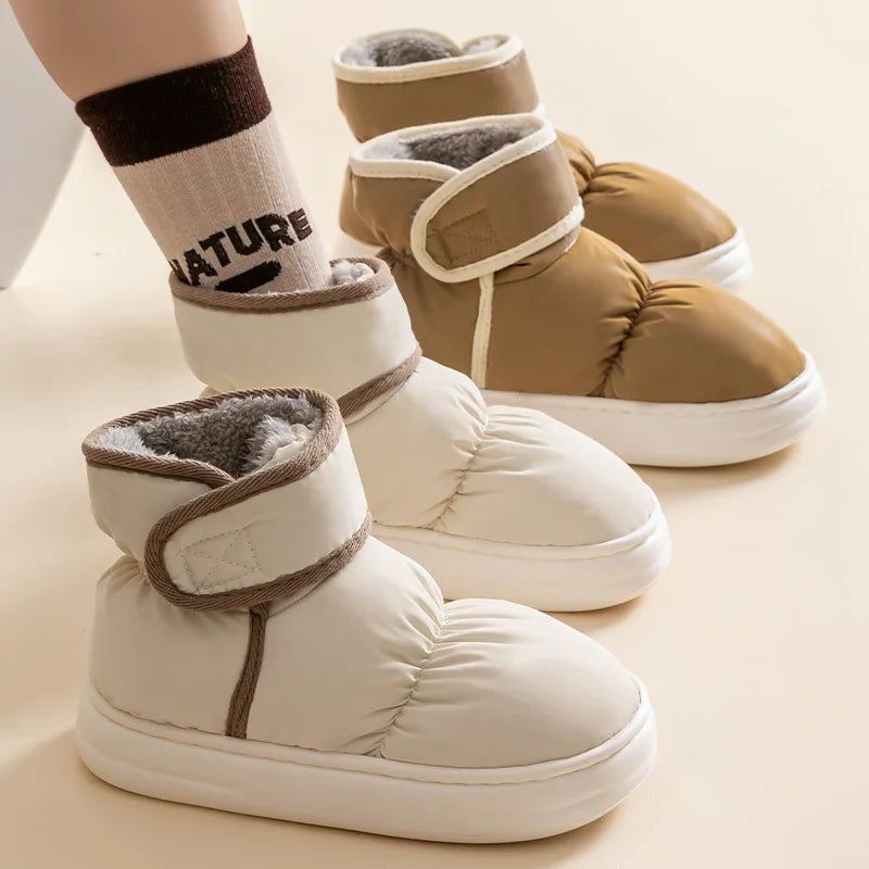 Manufacturer   Snow boots for women, new winter outerwear cotton shoes for men, winter plush anti slip waterproof cotton boots   boots