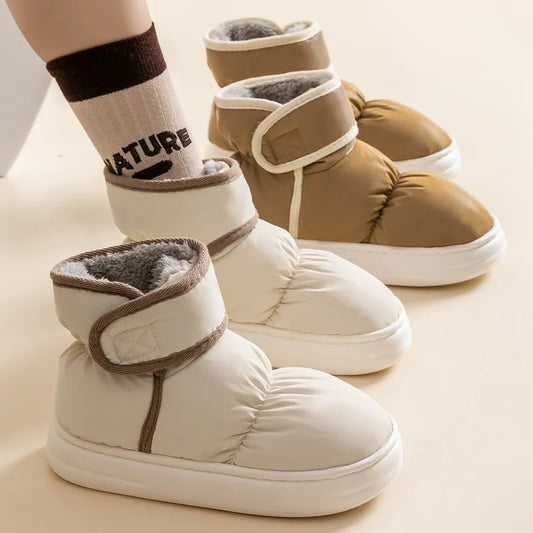 Manufacturer   Snow boots for women, new winter outerwear cotton shoes for men, winter plush anti slip waterproof cotton boots   boots