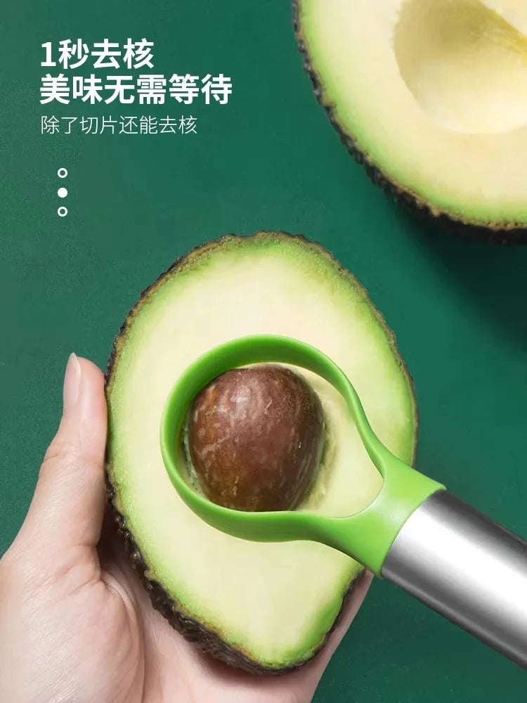 manufacturer  Avocado Knife Gadget Stainless Steel Cutters Kitchen Gadgets Fruit Cutting Artifact All for Kitchen and Home Dragon Fruit Slices   Kitchen gadgets