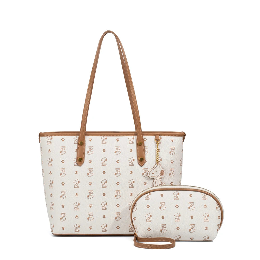 Snoopy Large Capacity Tote Bag  New Bag Handheld Women's Bag Commuting Shoulder Bag Brand Drop Shipping Crossbody