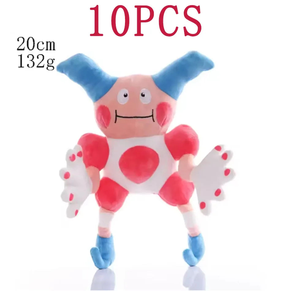 10PCS 20cm Pokemon Stuffed Plush Toy Kawaii Pikachu  Anime Doll Kids Birthday Kawaii Cute Soft Children Stuffed Plush