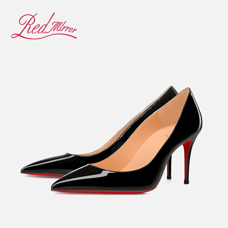 Manufacturer   Heels For Women shoes woman Red Shiny Bottoms Pumps black Matte High Heels Pointed Toe Stiletto Designer Ladies shoes 12cm   Pumps