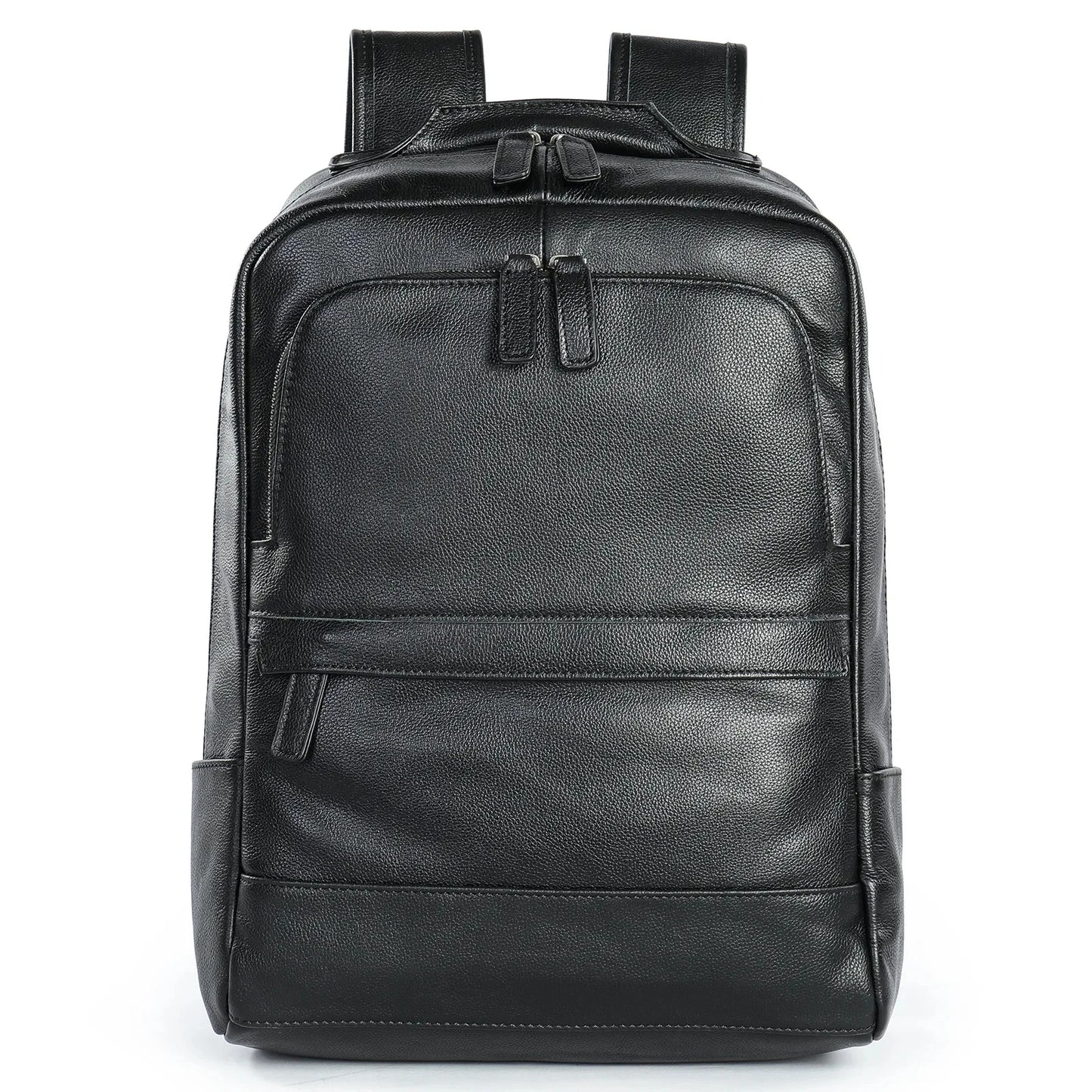 Fashionable Travel Men's Backpack Wild Horse Leather Double Shoulder Bag Simple Design Business Computer Bag Wholesale