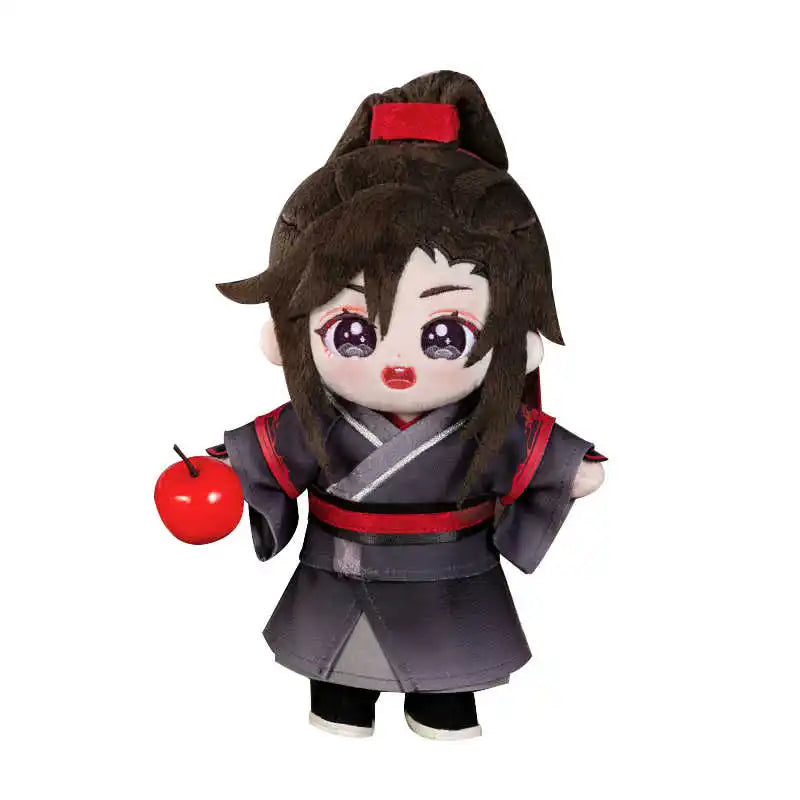 Minidoll Mo Dao Zu Shi Lan Wangji Plush Doll Stuffed Toy Plushies MDZS Grandmaster of Demonic Cultivation Figure Clothes 20cm
